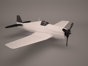 military aircraft 49 Modelo 3D
