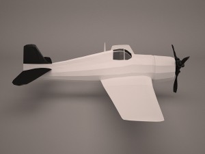 military aircraft 49 Modelo 3D