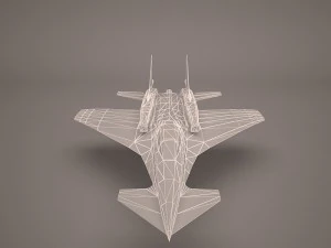 military aircraft 50 3D Model