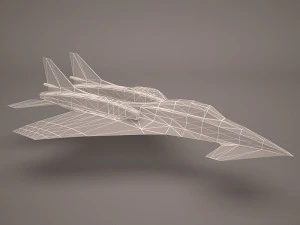 military aircraft 50 3D Model