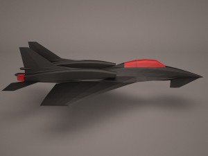 military aircraft 50 Modello 3D