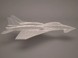 military aircraft 50 3D Model