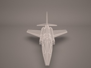 military aircraft 51 Modello 3D