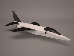 military aircraft 51 Modello 3D