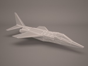 military aircraft 51 Modello 3D