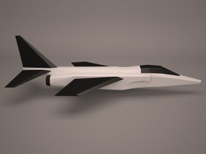 military aircraft 51 Modello 3D
