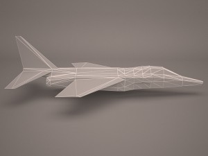 military aircraft 51 Modello 3D
