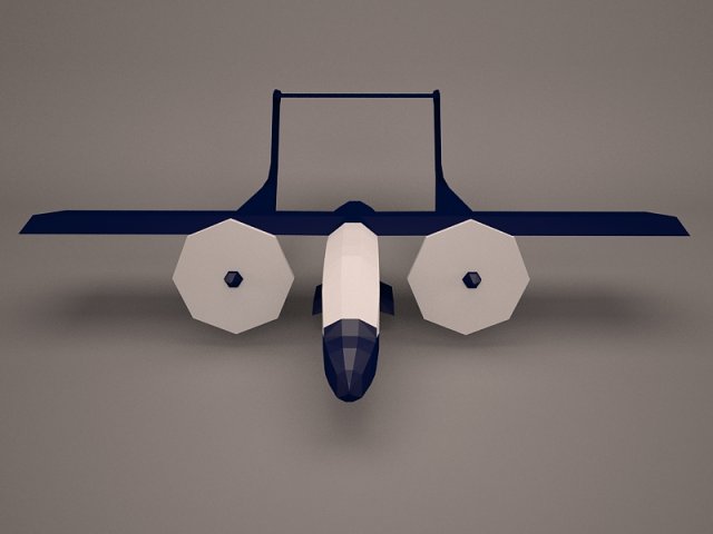 military aircraft 52 Modello 3D .c4d .max .obj .3ds .fbx .stl .blend 