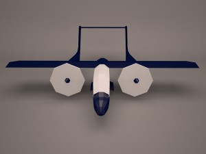 military aircraft 52 3D Модель