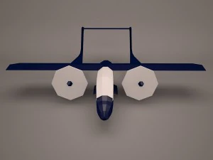 military aircraft 52 Modello 3D