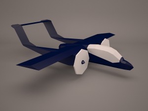 military aircraft 52 Modello 3D