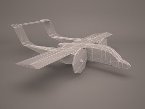 military aircraft 52 Modello 3D