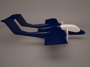 military aircraft 52 Modello 3D