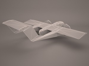 military aircraft 52 Modello 3D
