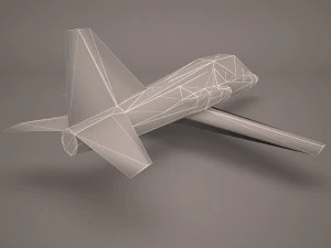 military aircraft 53 3D Model