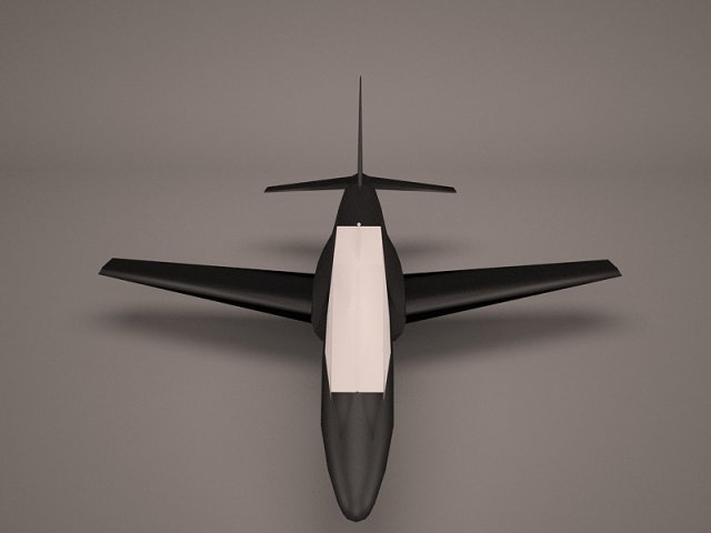 military aircraft 54 3D Модель .c4d .max .obj .3ds .fbx .stl .blend 