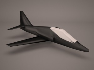 military aircraft 54 3D Модель