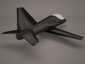 military aircraft 54 3D Модель