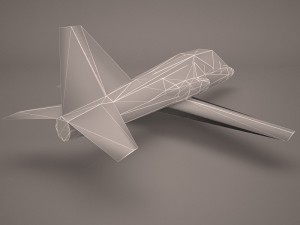 military aircraft 54 3D Модель