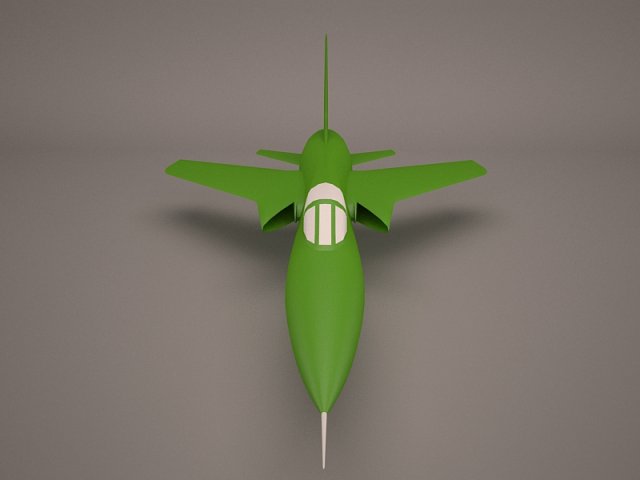 military aircraft 55 3D Модель .c4d .max .obj .3ds .fbx .stl .blend 