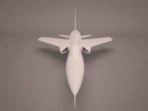 military aircraft 55 3D Модель
