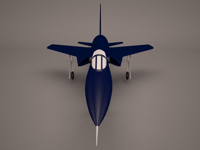 military aircraft 56 Modello 3D .c4d .max .obj .3ds .fbx .stl .blend 