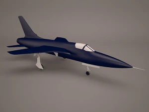 aeronave militar 56 Modelo 3D