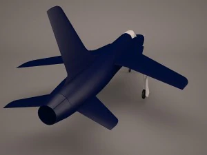 aeronave militar 56 Modelo 3D