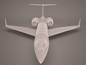 military aircraft 57 Model 3D