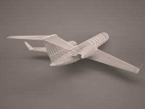 military aircraft 57 Model 3D