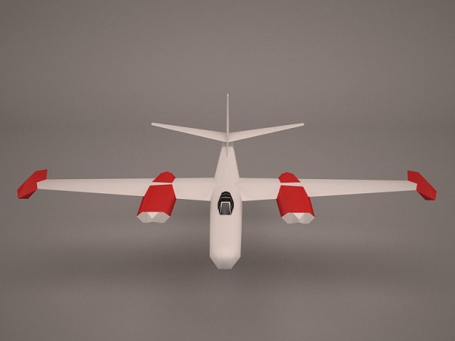 military aircraft 58 3D-Modell .c4d .max .obj .3ds .fbx .stl .blend 