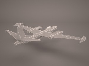 military aircraft 58 3D-Modell