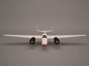 aeronave militar 61 Modelo 3D