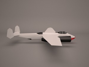 military aircraft 61 3D 모델