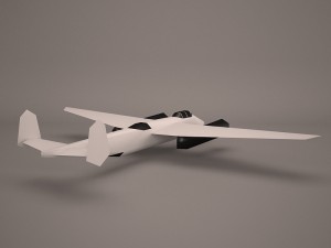 military aircraft 61 3D 모델