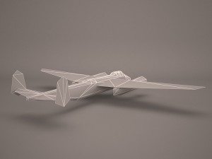 military aircraft 61 3D 모델