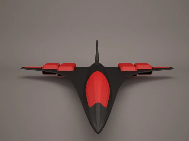 military aircraft 62 3D Model .c4d .max .obj .3ds .fbx .stl .blend 