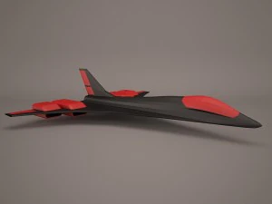 military aircraft 62 3D Model