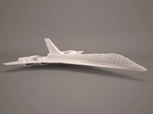 military aircraft 62 3D Model
