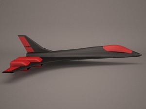 military aircraft 62 3D Модель