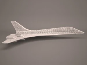 military aircraft 62 3D Model