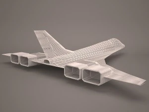 military aircraft 62 3D Model
