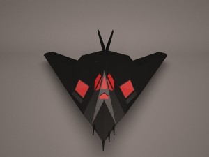 military aircraft 63 3D Model