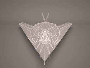 military aircraft 63 Model 3D