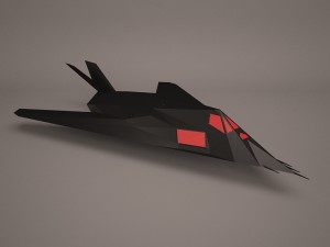military aircraft 63 Model 3D