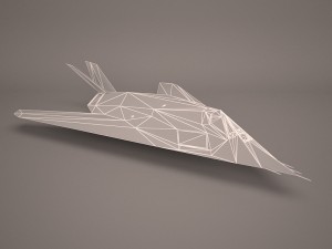 military aircraft 63 Model 3D