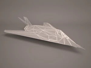 military aircraft 63 3D Model