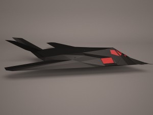 military aircraft 63 Model 3D