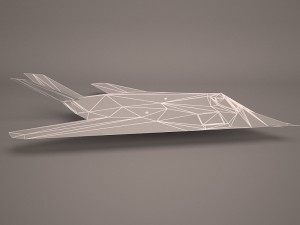 military aircraft 63 Model 3D