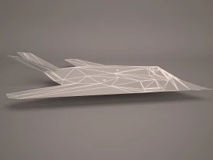military aircraft 63 3D Model